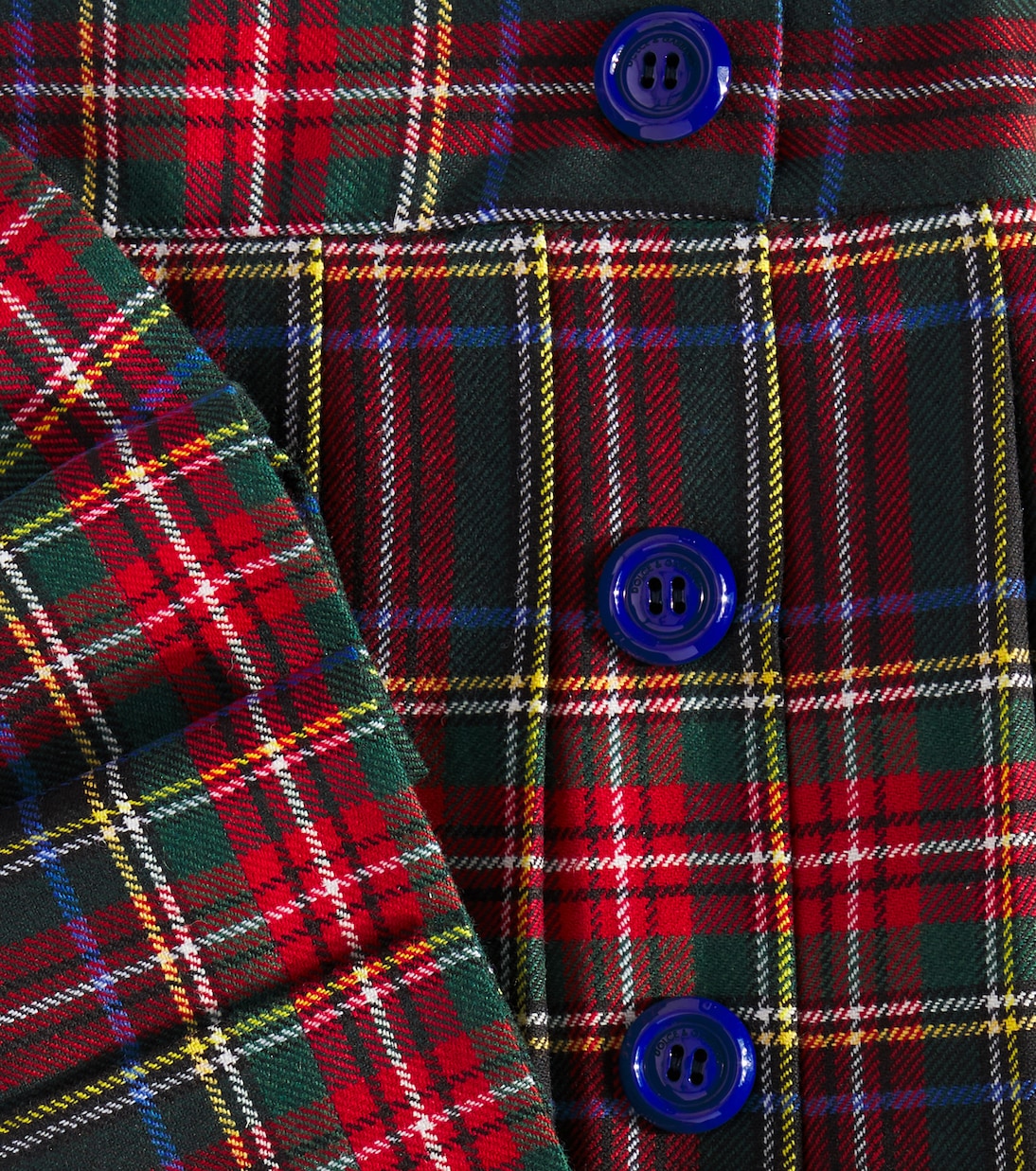 Wool-blend tartan skirt | Dolce&Gabbana Kids