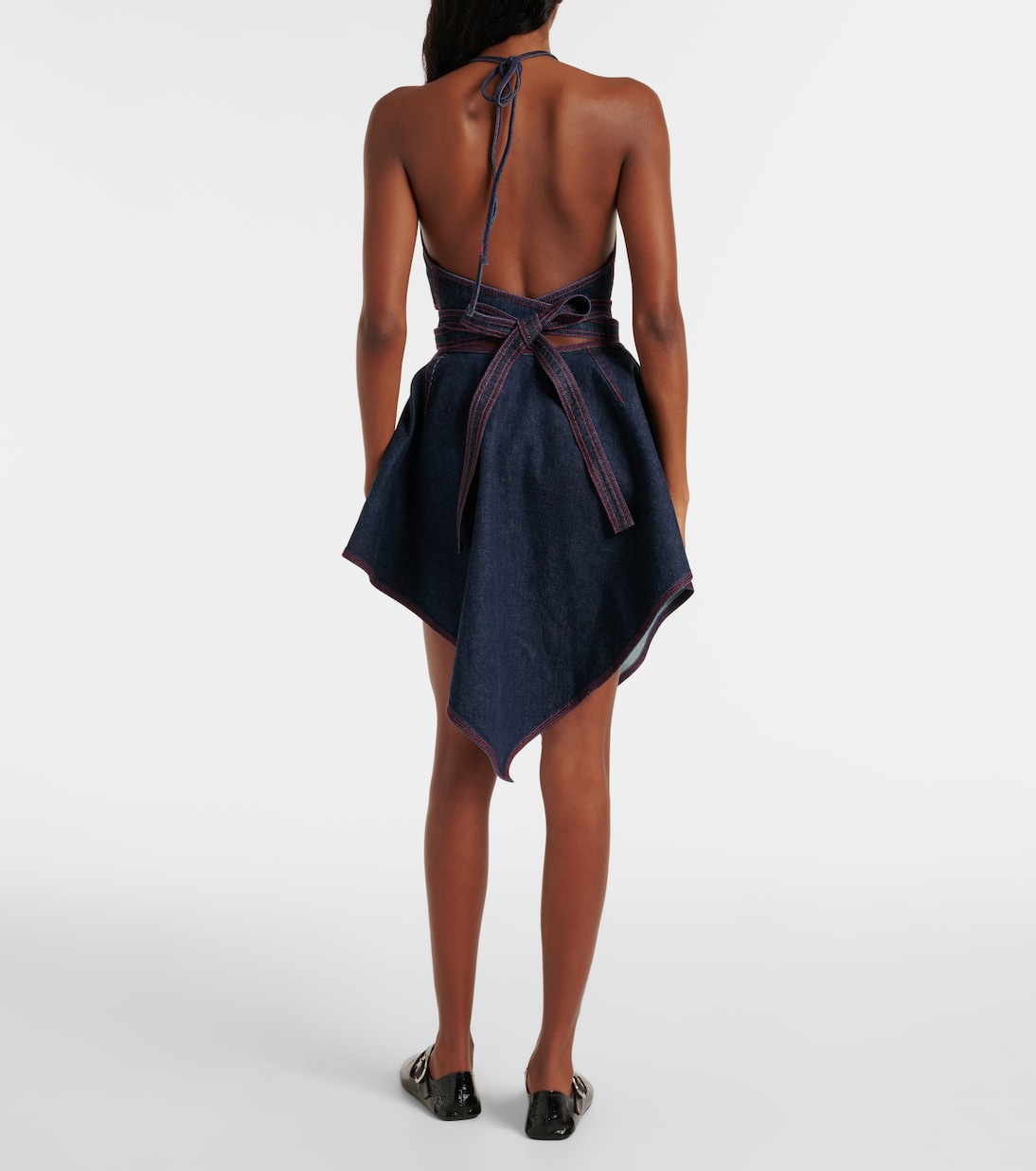 Crop top de denim | Alaïa