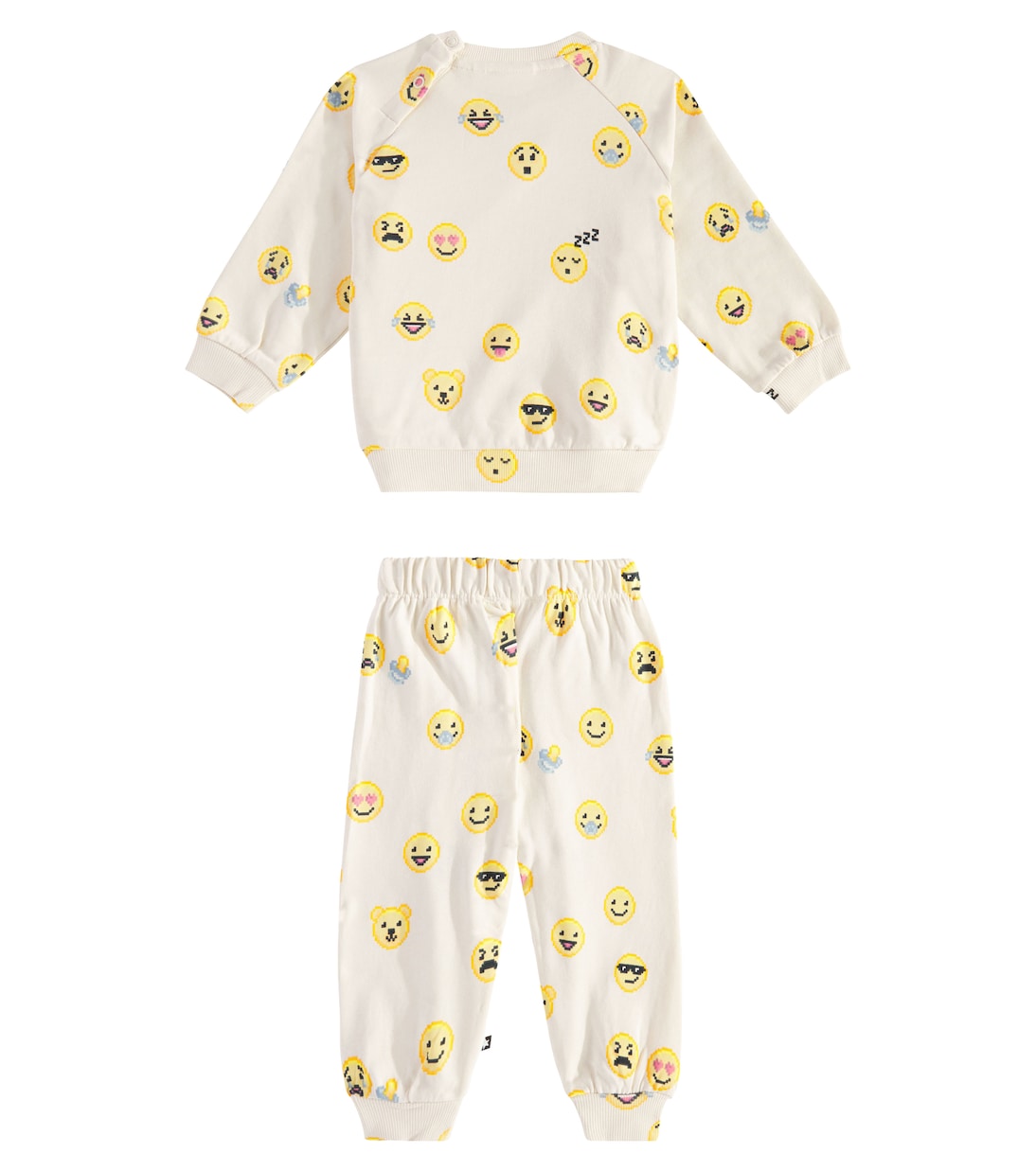 Baby Simeon jersey sweatshirt and sweatpants set | Molo