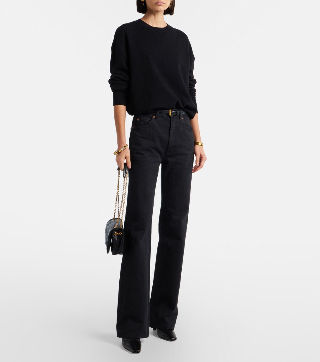 Stivaletti Jill 75 in pelle | Saint Laurent