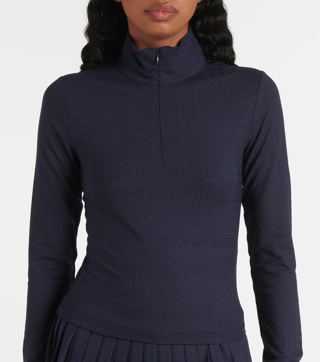 Top raccourci en jacquard | Tory Sport