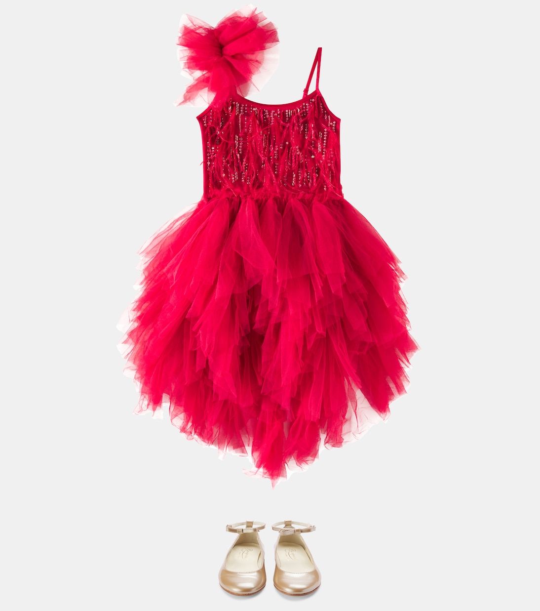 Ruby Dazzle embellished tulle dress | Tutu Du Monde