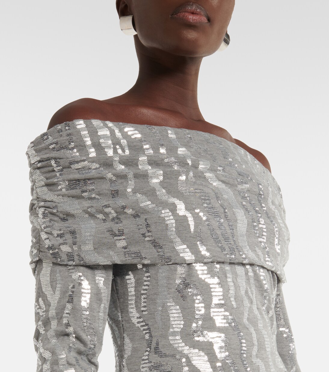 Robe midi à sequins | Rotate