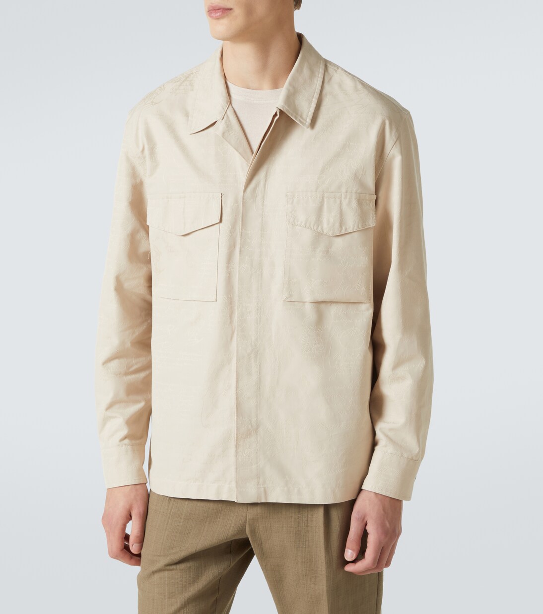 Hemdjacke aus Baumwolle | Berluti