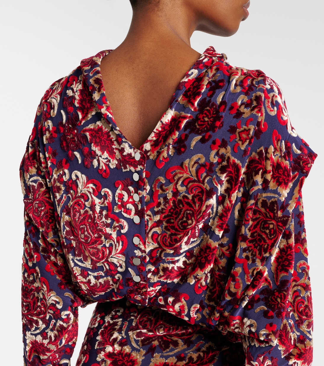 Maxikleid aus Jacquard | Rabanne