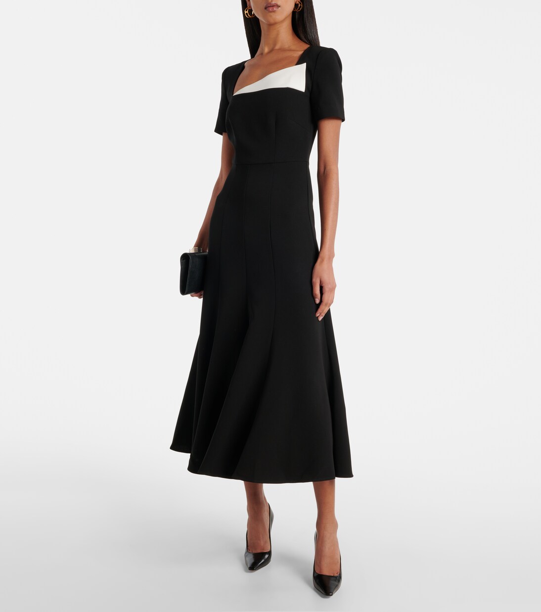 Midikleid aus Cady | Roland Mouret