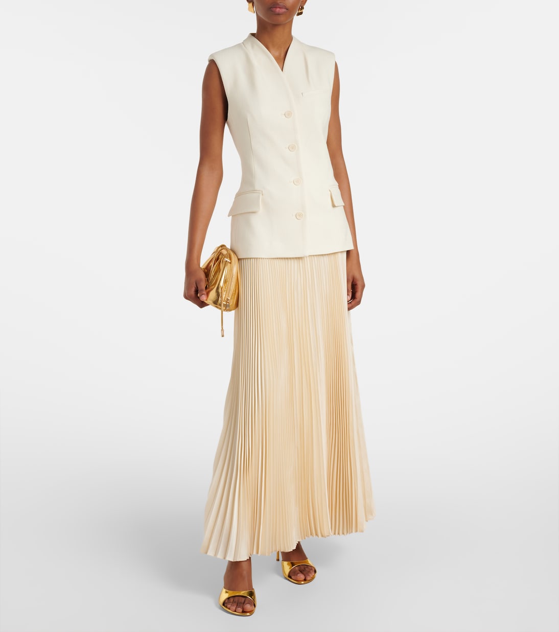 Georgina pleated maxi dress | Simkhai