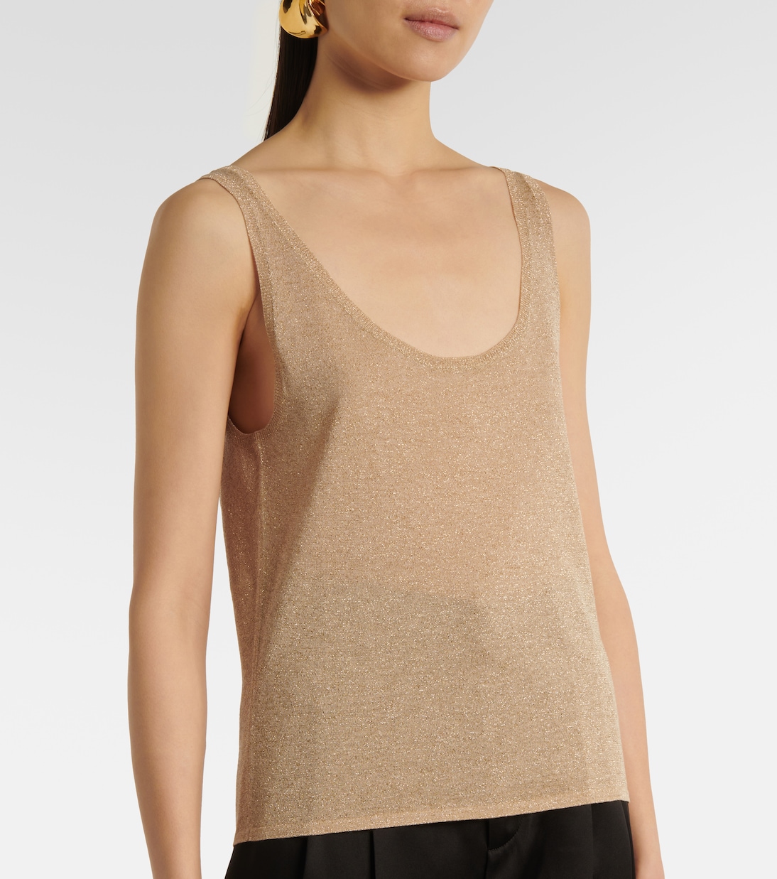 Top in lamé | Saint Laurent