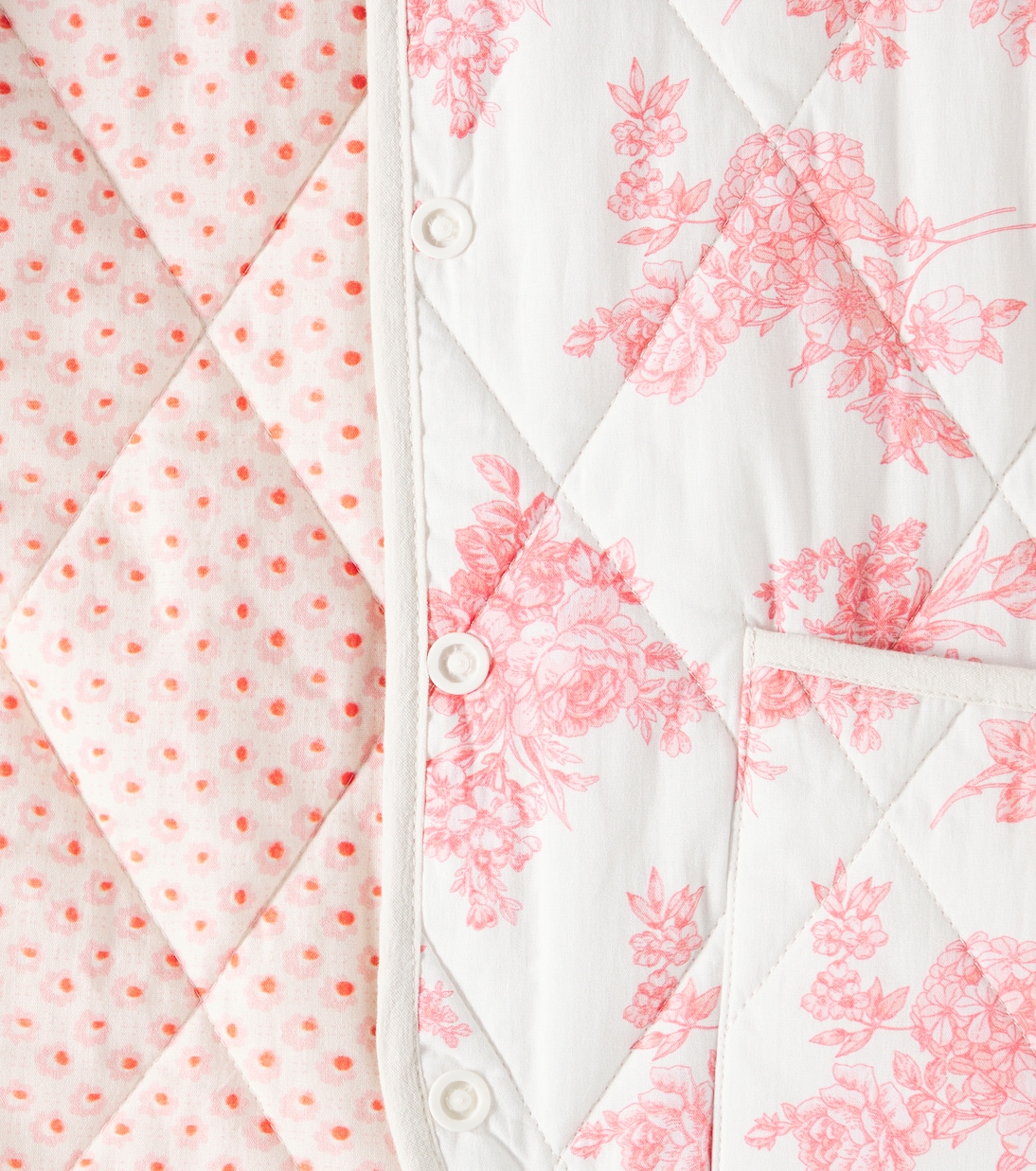 Wendbare Jacke Annina aus Baumwolle | C'era Una Volta