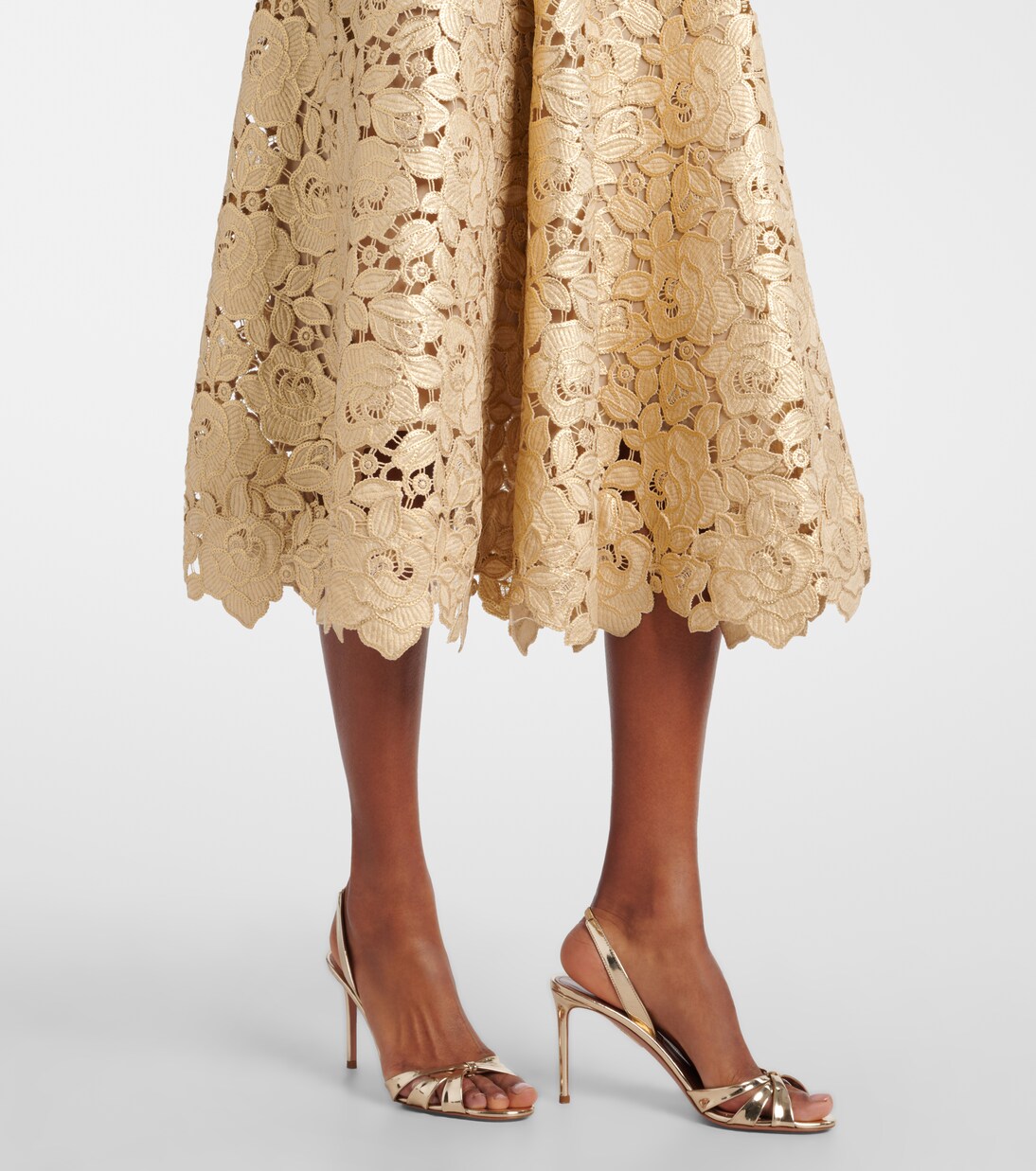 Vestido de cóctel de guipur | Oscar de la Renta