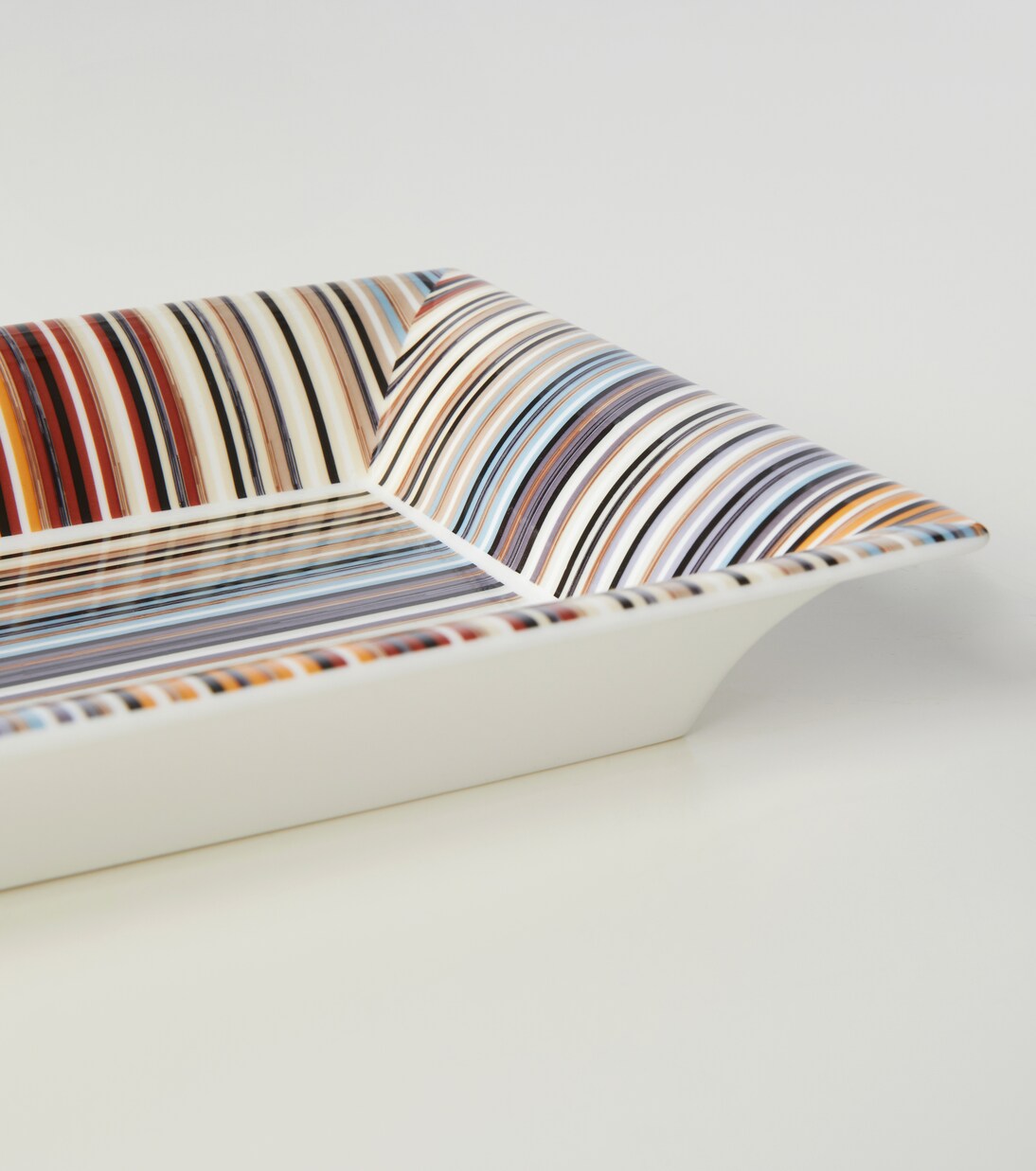 Stripes Jenkins decorative tray | Missoni