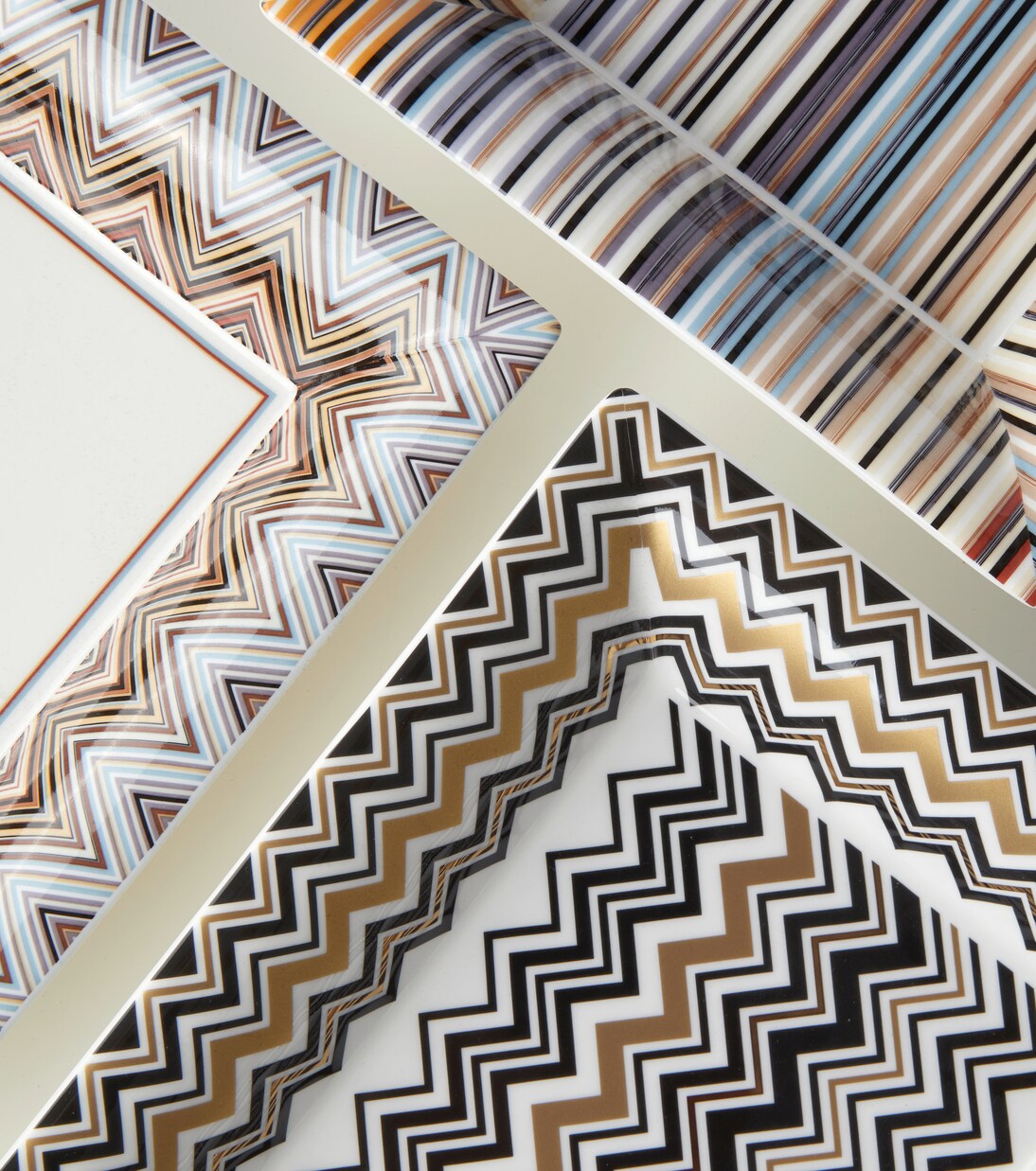 Stripes Jenkins decorative tray | Missoni