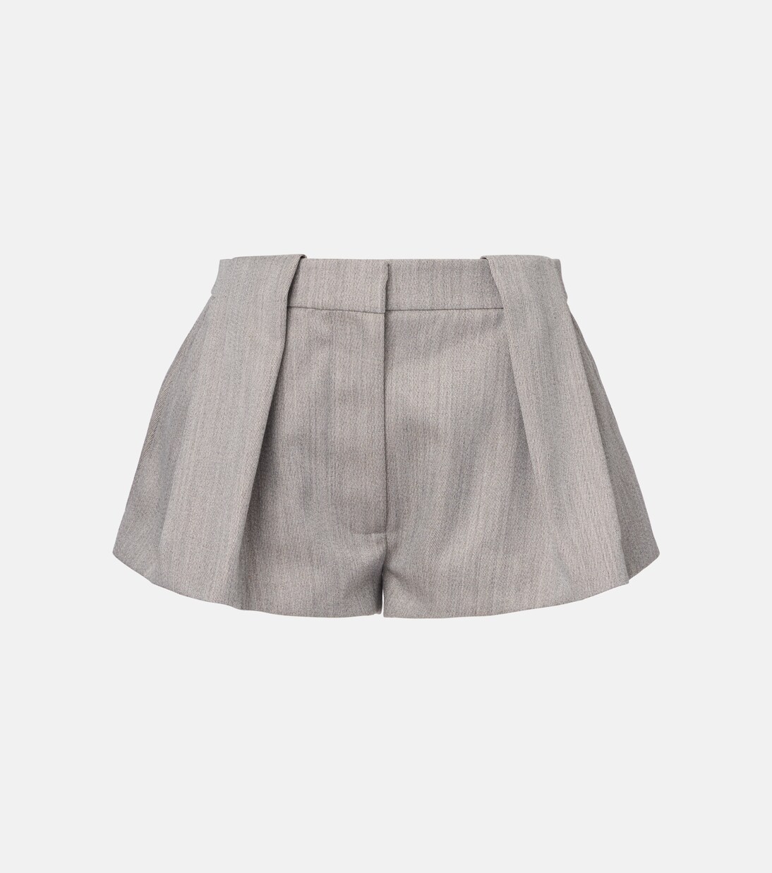 High-Rise Shorts aus einem Wollgemisch | Stella McCartney