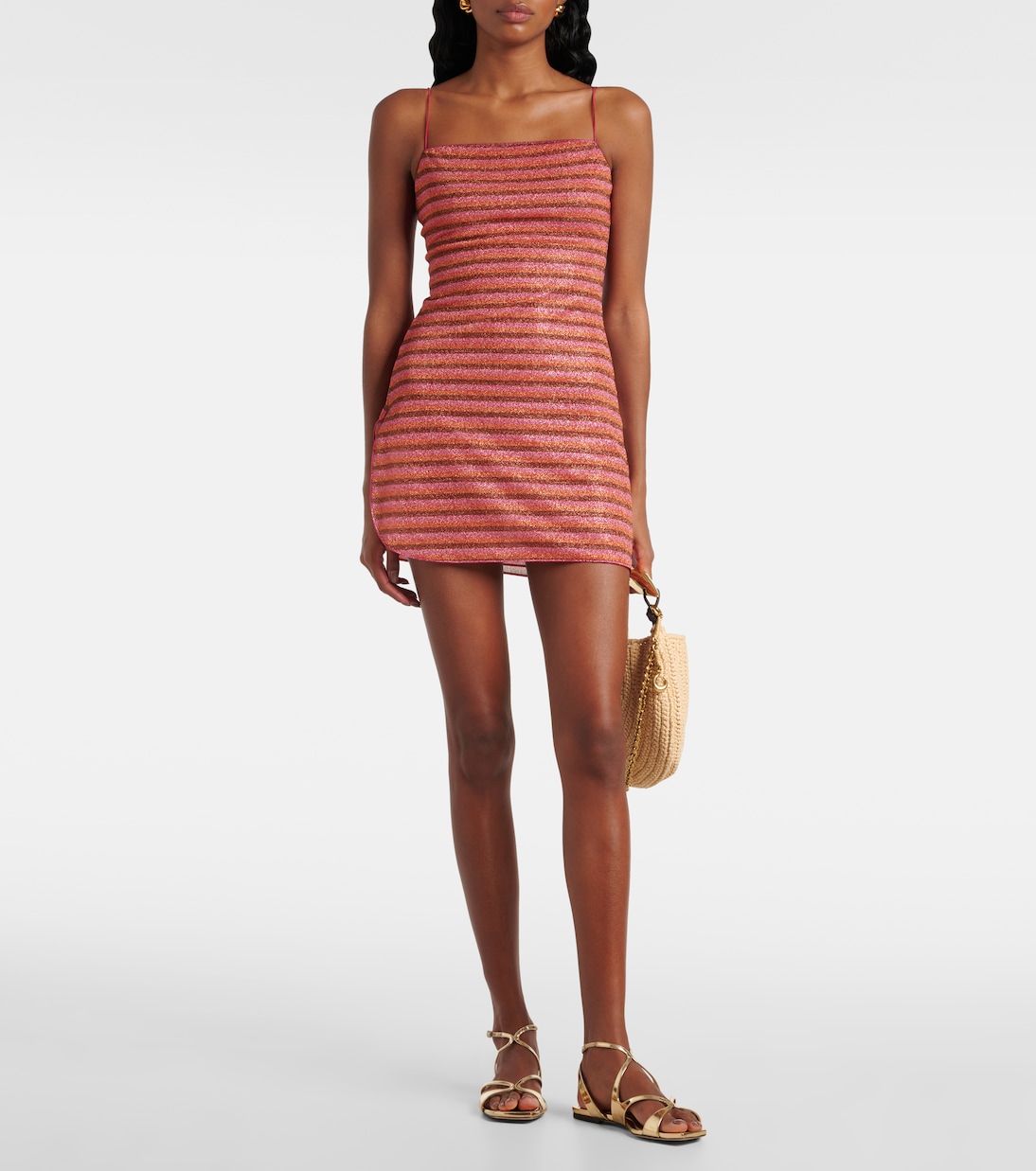 Robe Lumière rayée  | Oséree