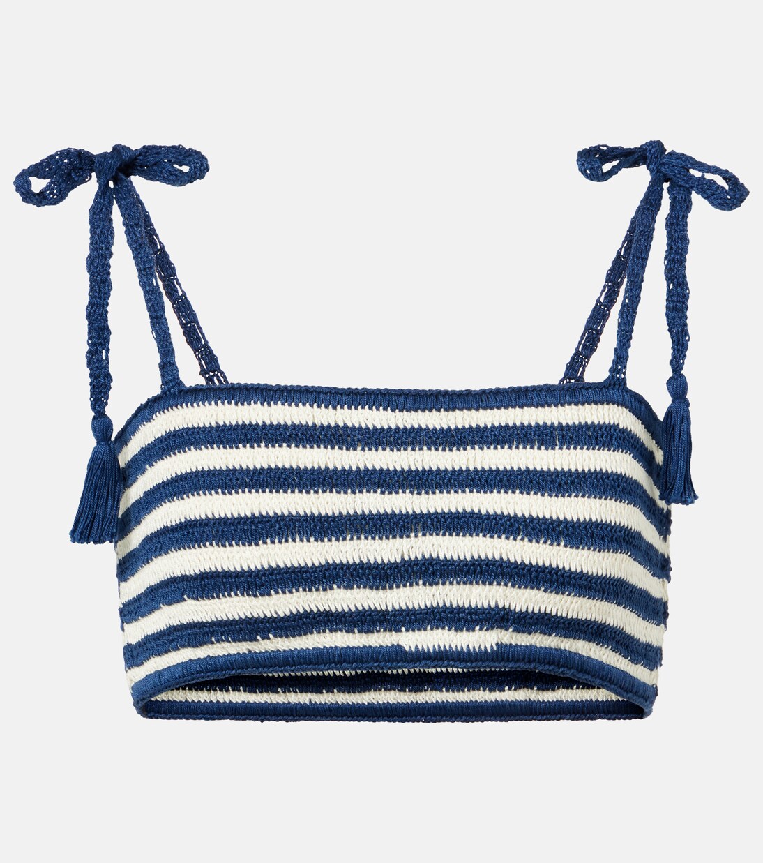 Cropped-Top Coastal aus Häkelstrick | Anna Kosturova