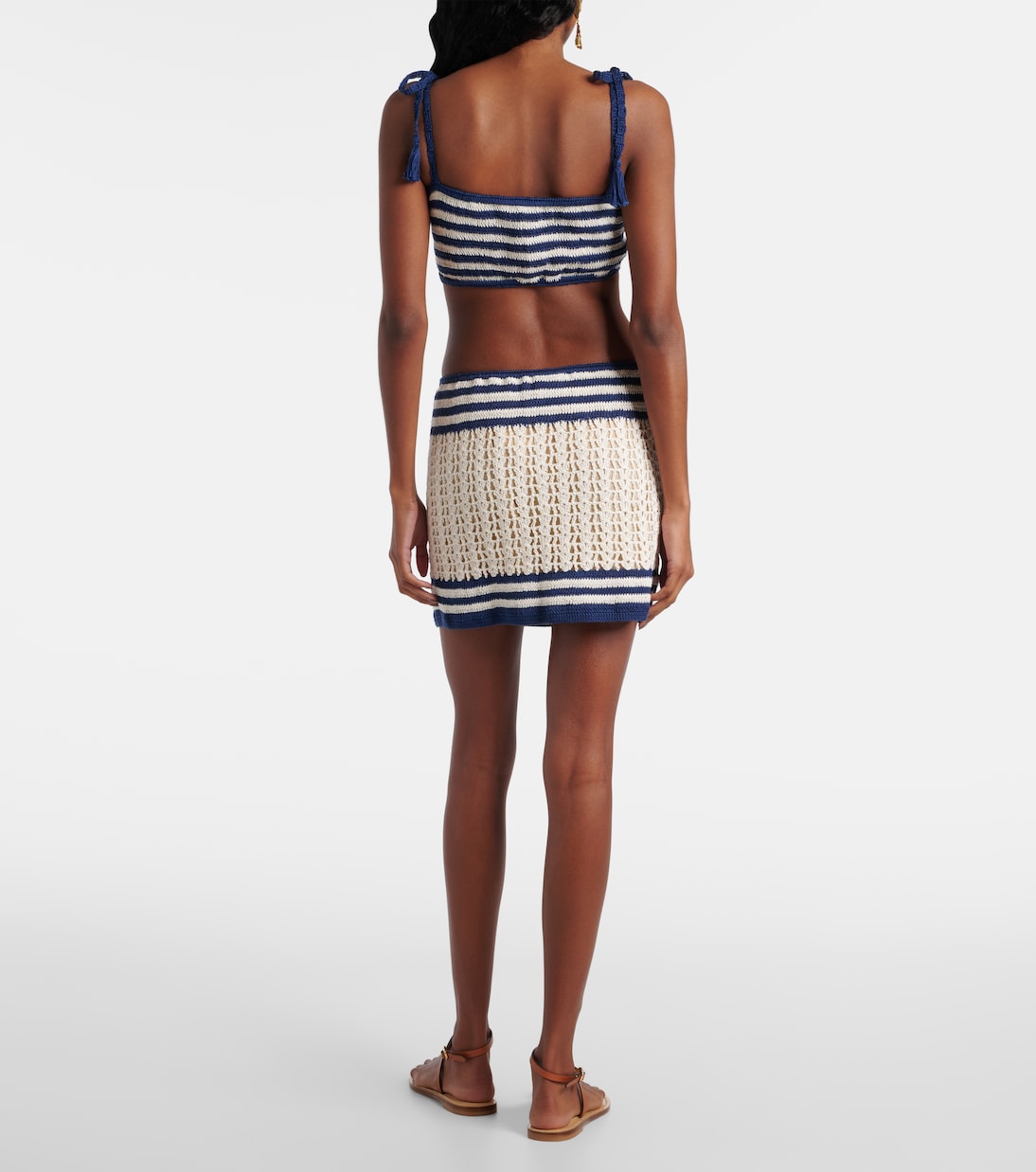 Cropped-Top Coastal aus Häkelstrick | Anna Kosturova