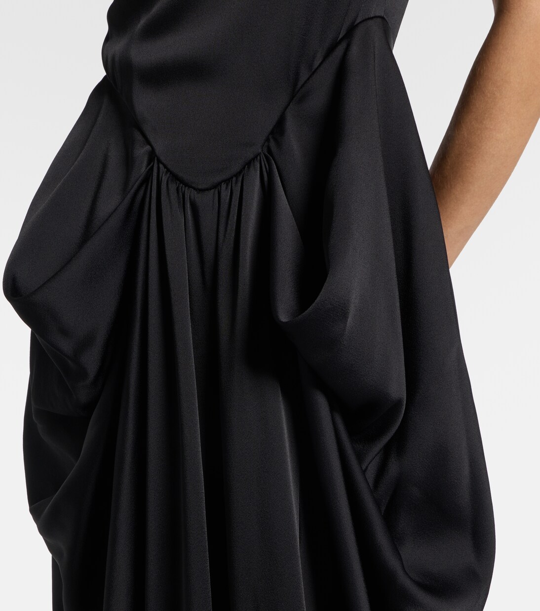 Robe longue en satin | Stella McCartney