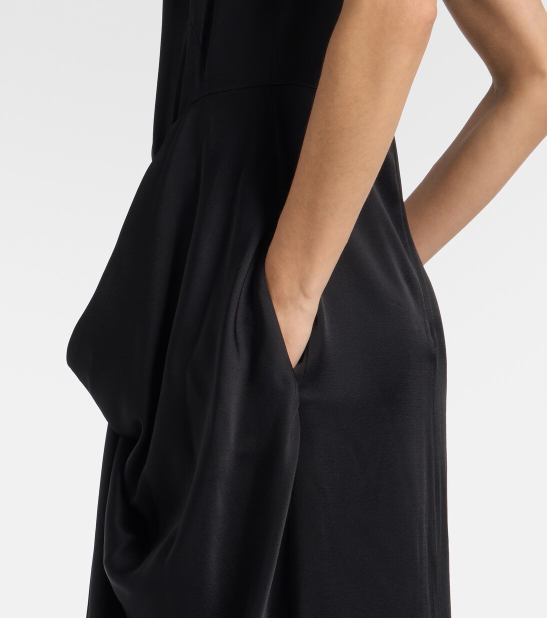 Robe longue en satin | Stella McCartney