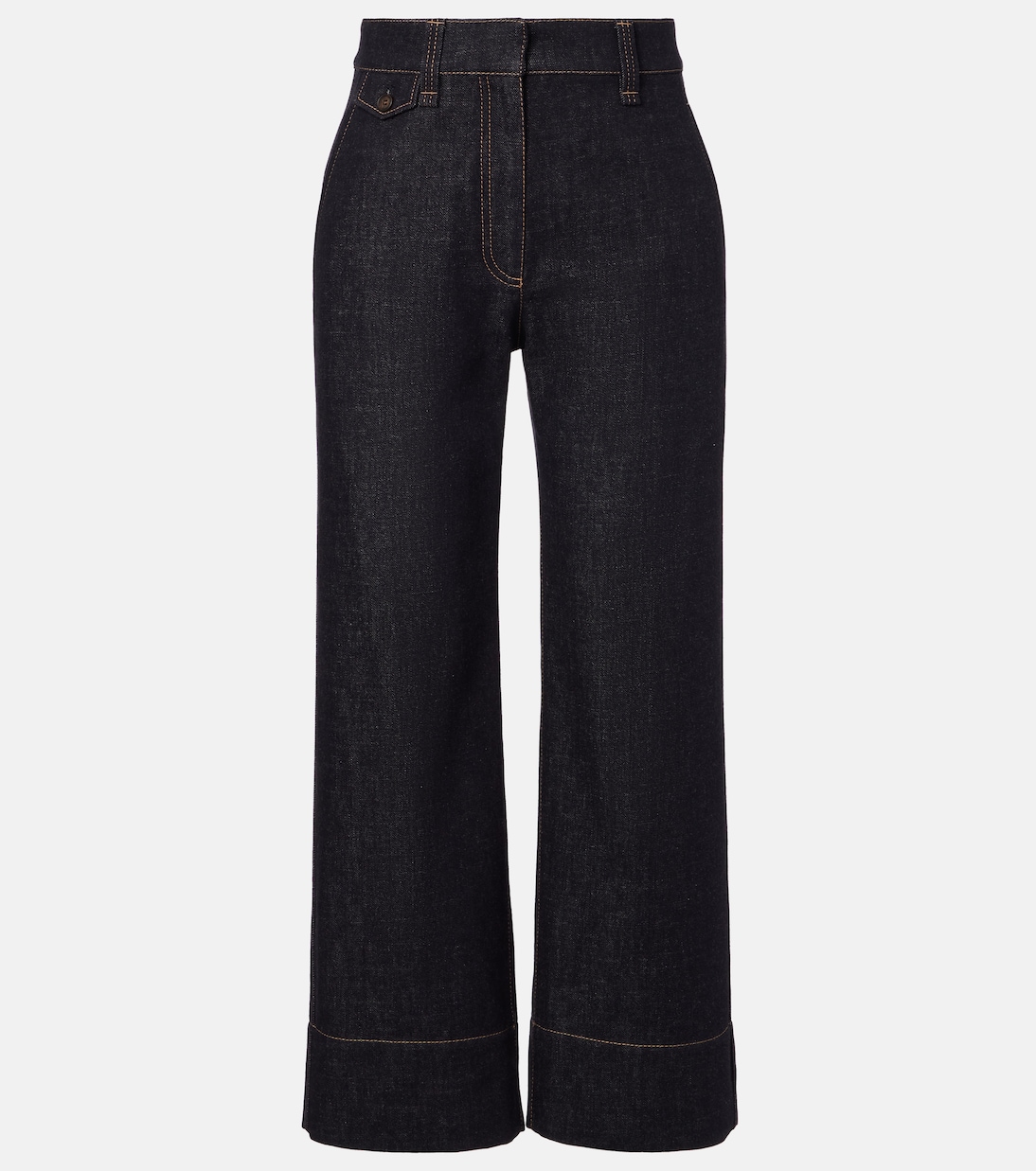 High-rise wide-leg jeans | Brunello Cucinelli