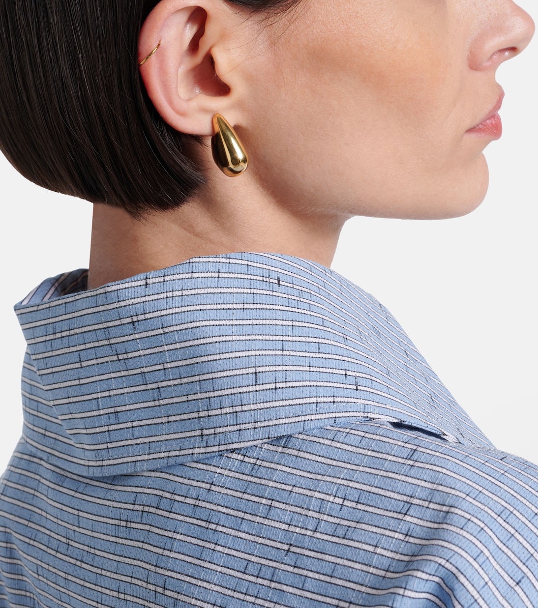 Drop Small gold-plated earrings | Bottega Veneta