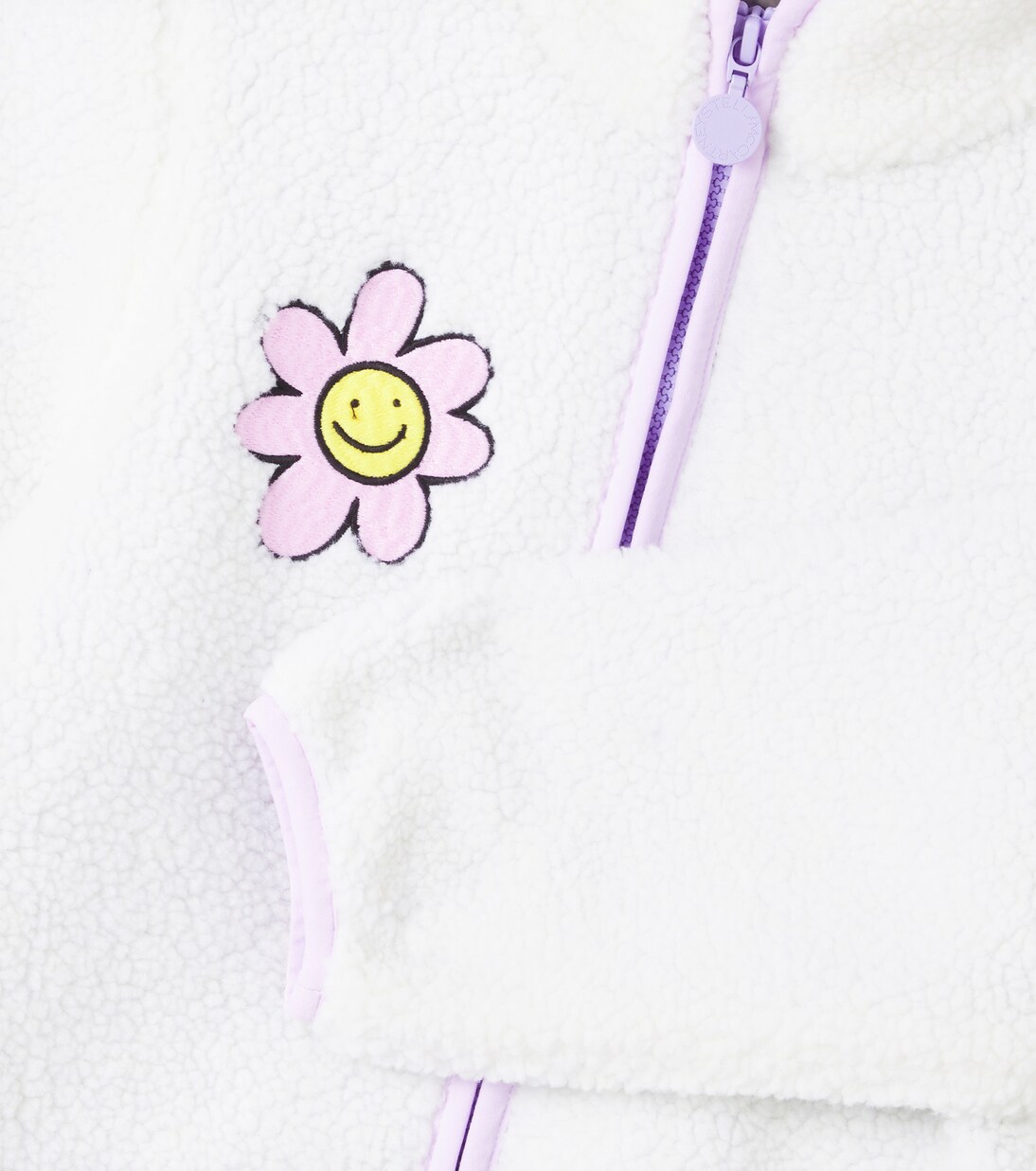 Embroidered fleece jacket | Stella McCartney Kids