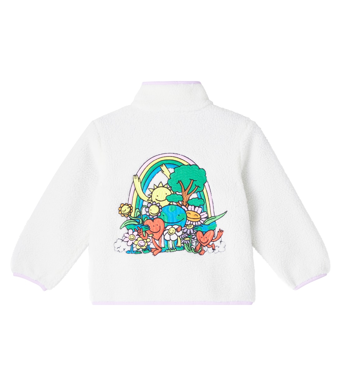Embroidered fleece jacket | Stella McCartney Kids