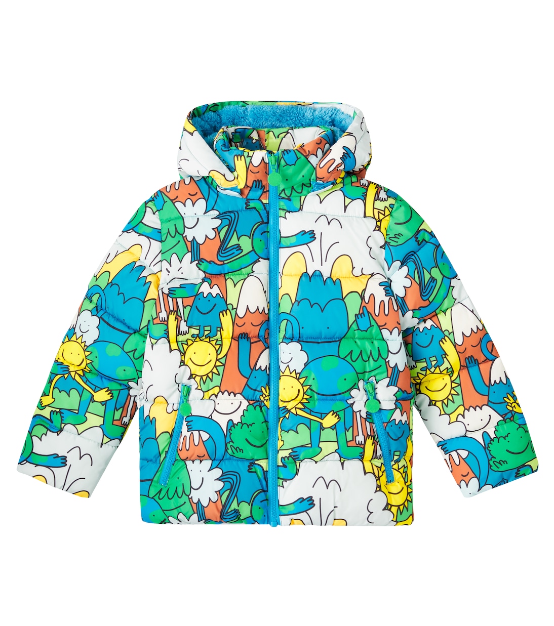 Printed puffer jacket | Stella McCartney Kids