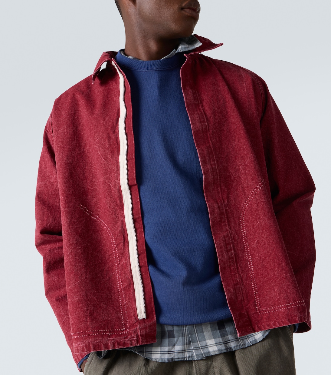 Longsleeve Vintage aus Baumwoll-Jersey | A.Presse