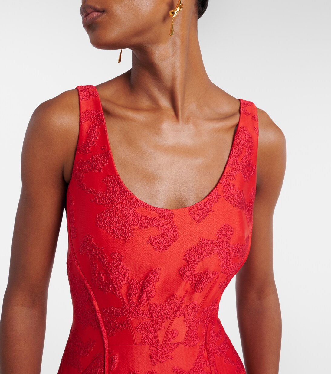 Robe midi Labrina en jacquard | Emilia Wickstead