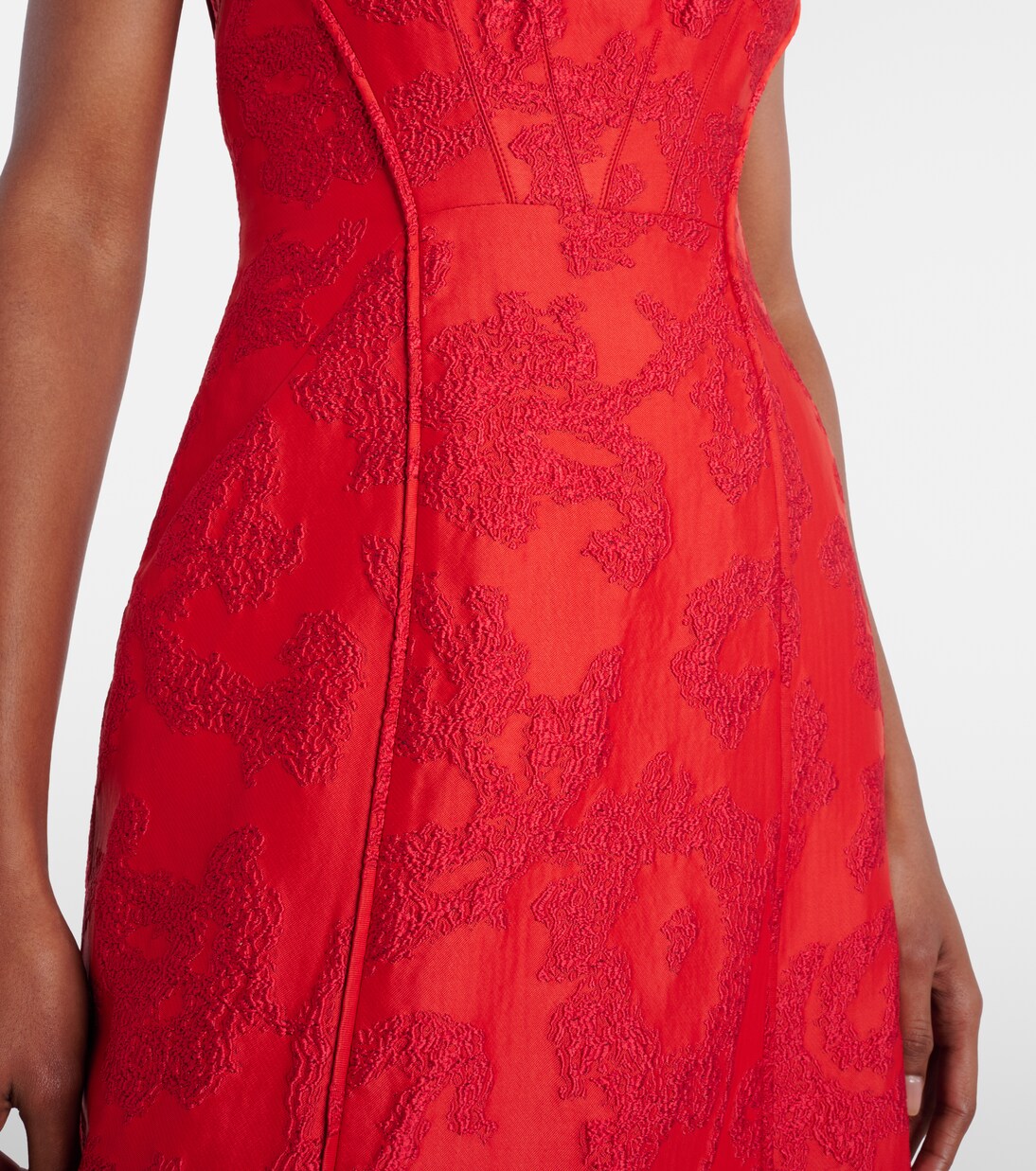 Robe midi Labrina en jacquard | Emilia Wickstead