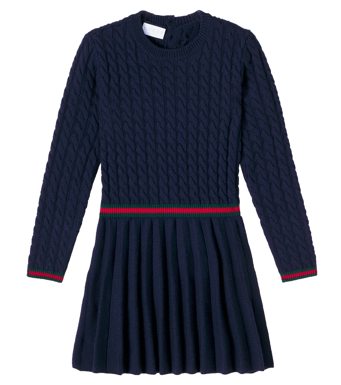 Robe Webstripe en laine | Gucci Kids