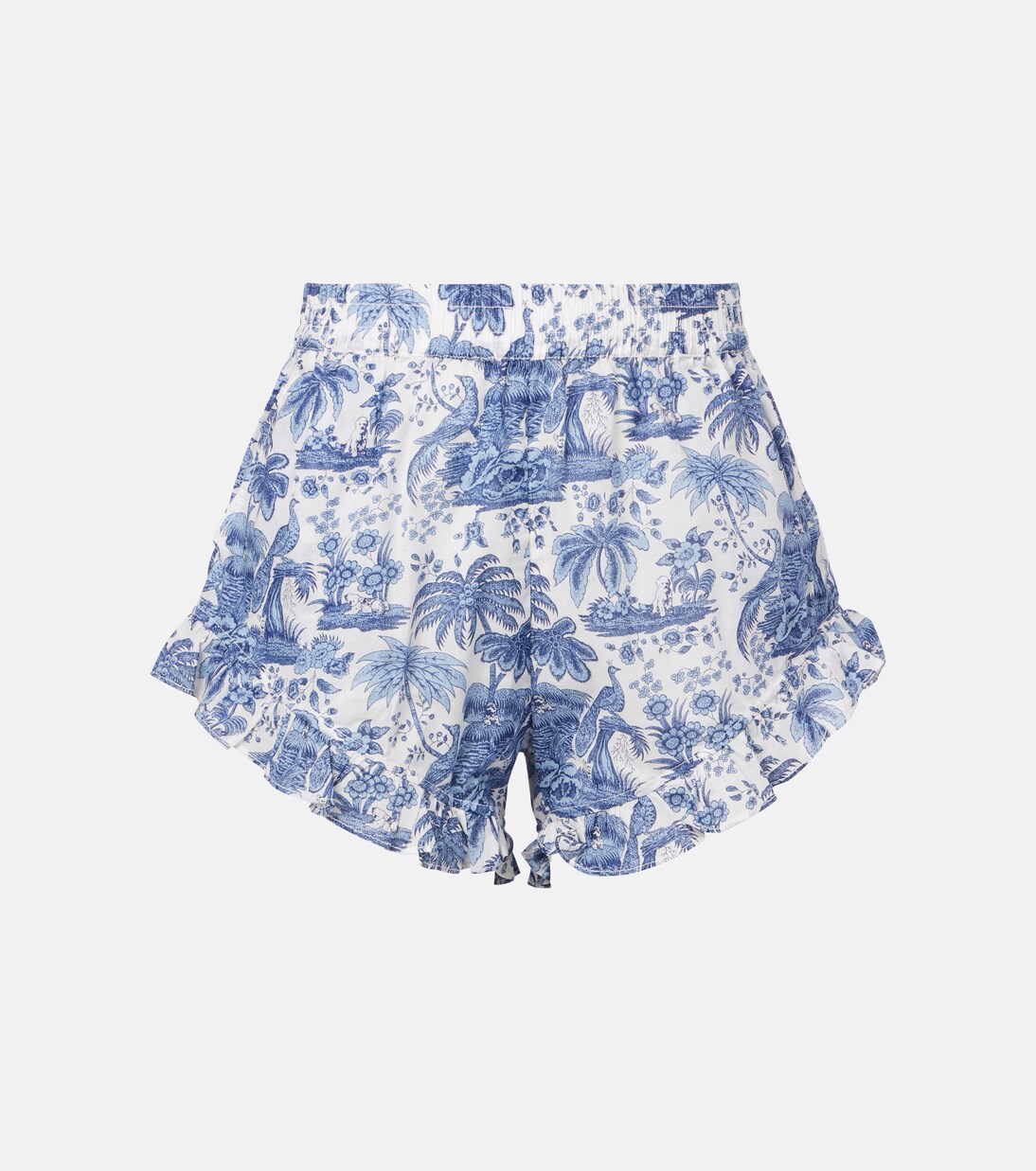 Boyana printed cotton toile shorts | Staud