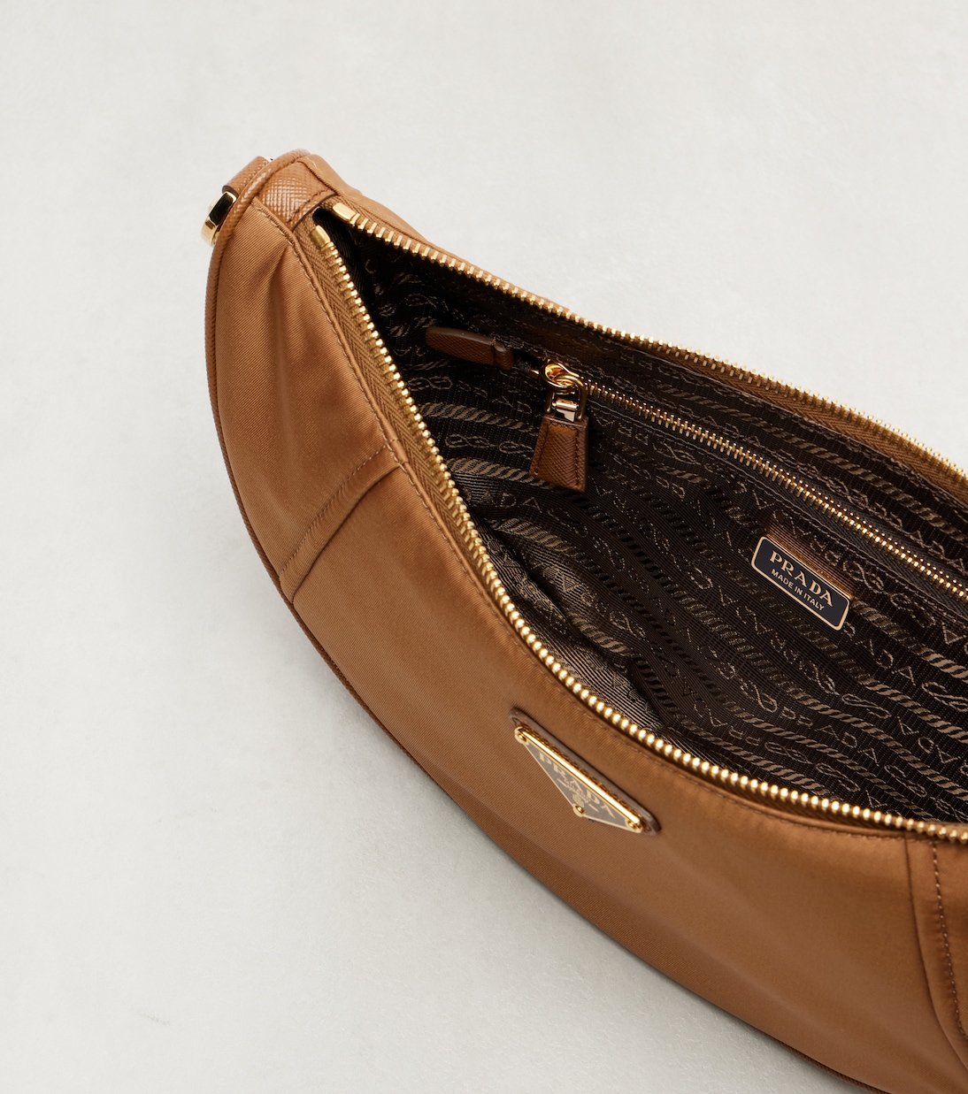 Prada Demi-Lune Re-Nylon shoulder bag | Prada