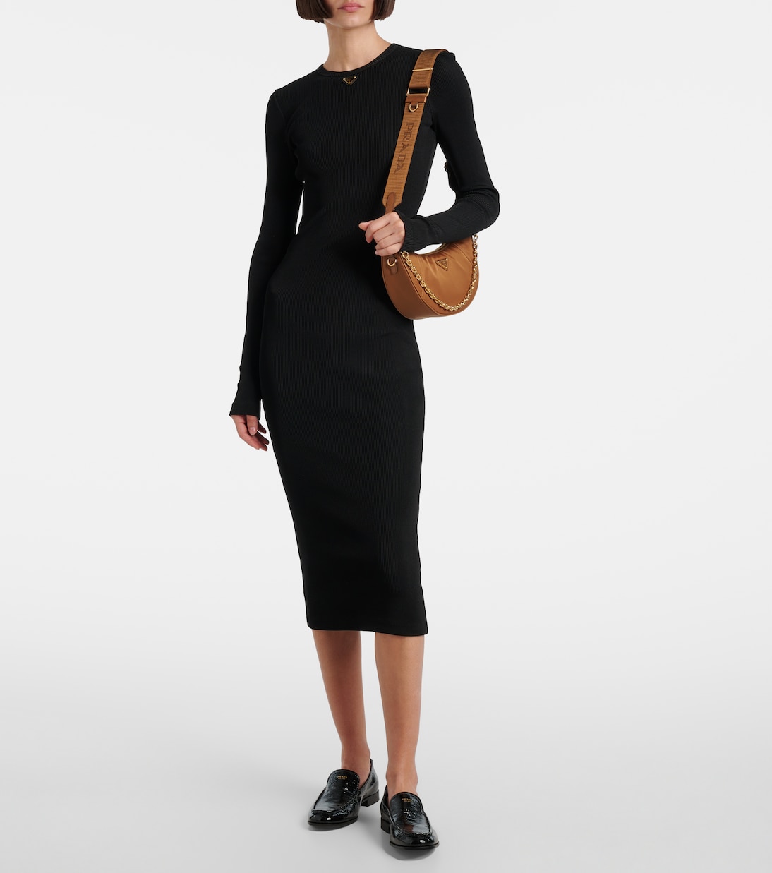 Prada Demi-Lune Re-Nylon shoulder bag | Prada