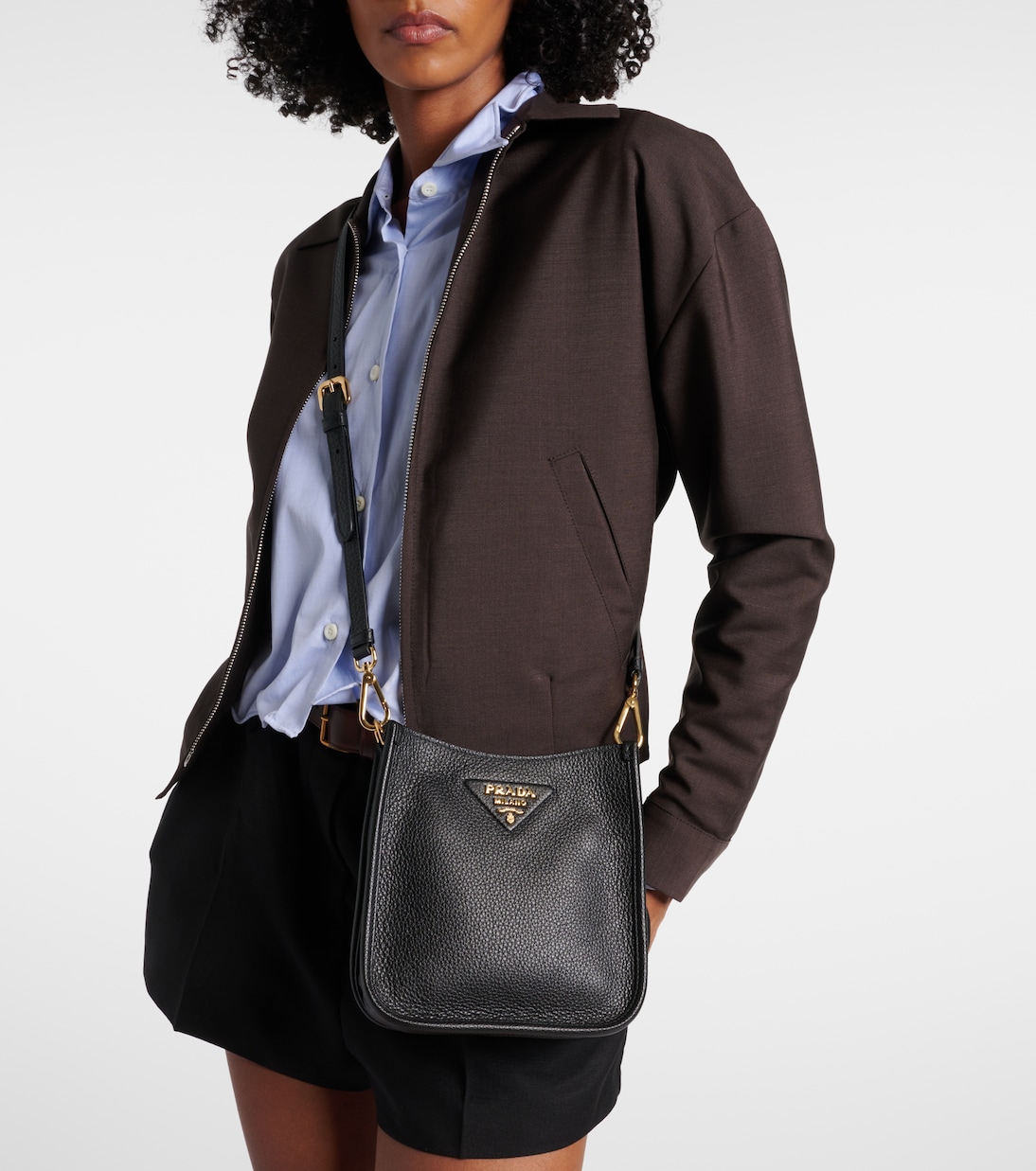 Borsa a spalla Mini in pelle | Prada