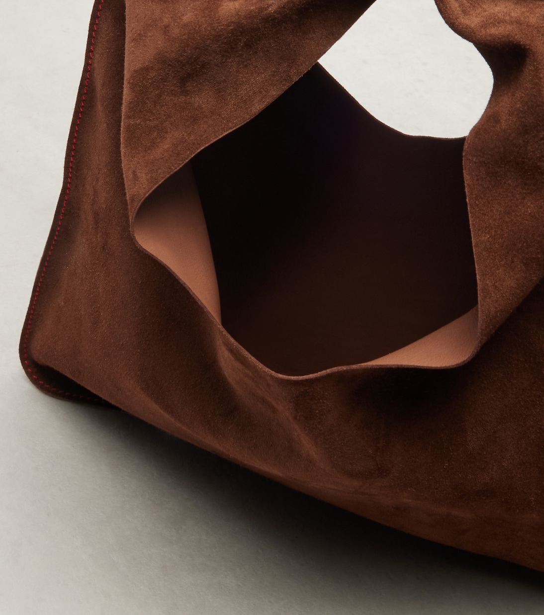 Bindle Small suede tote bag | The Row
