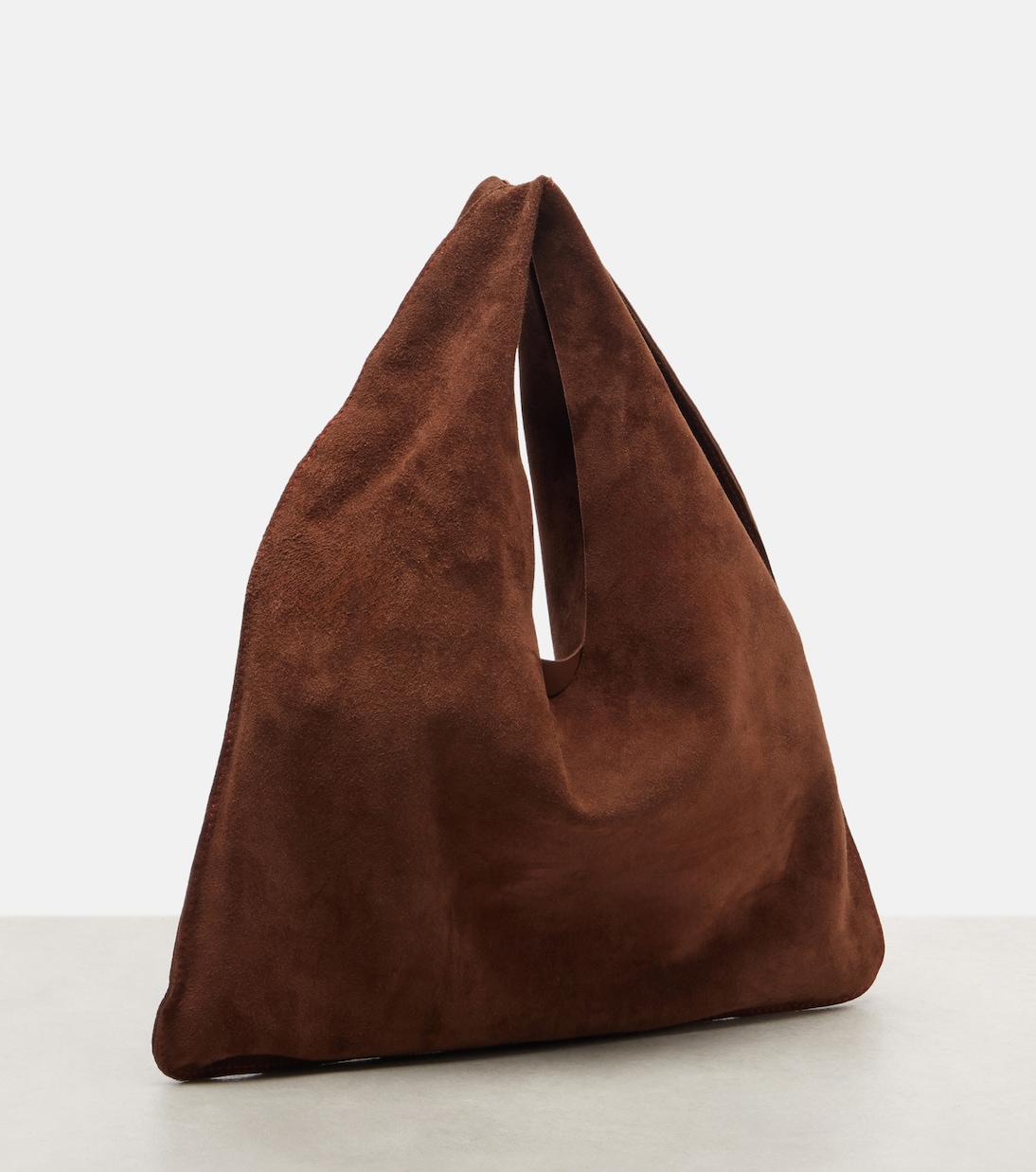 Bindle Small suede tote bag | The Row