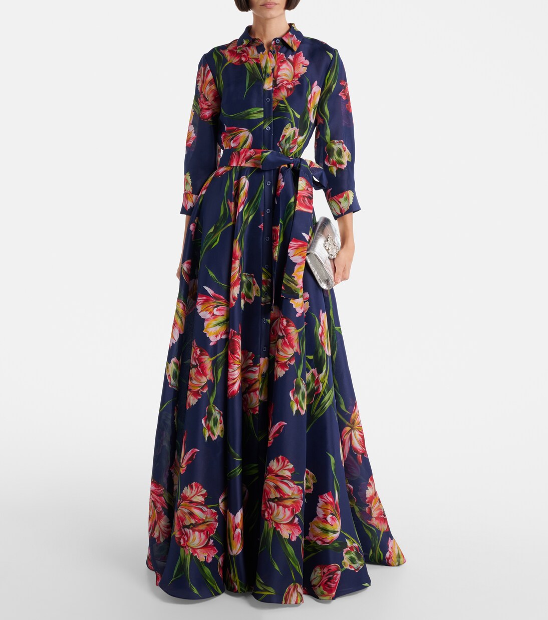 Floral gazar gown | Carolina Herrera