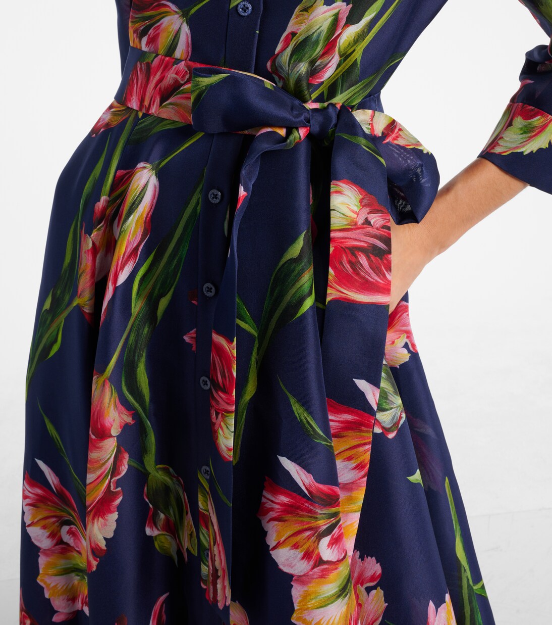 Floral gazar gown | Carolina Herrera