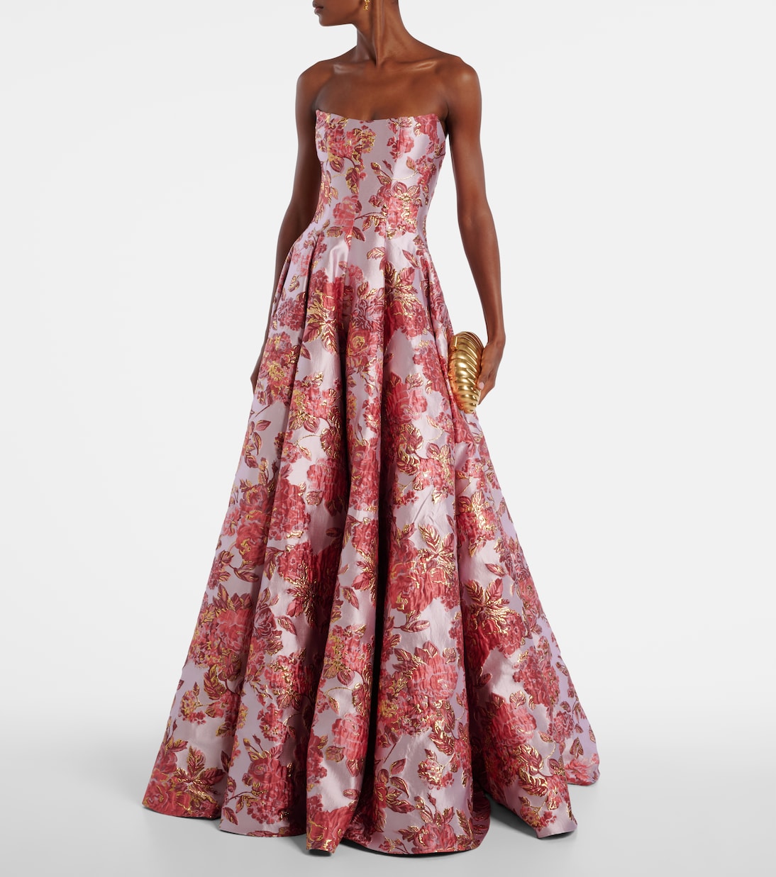 Laila floral brocade gown | Markarian
