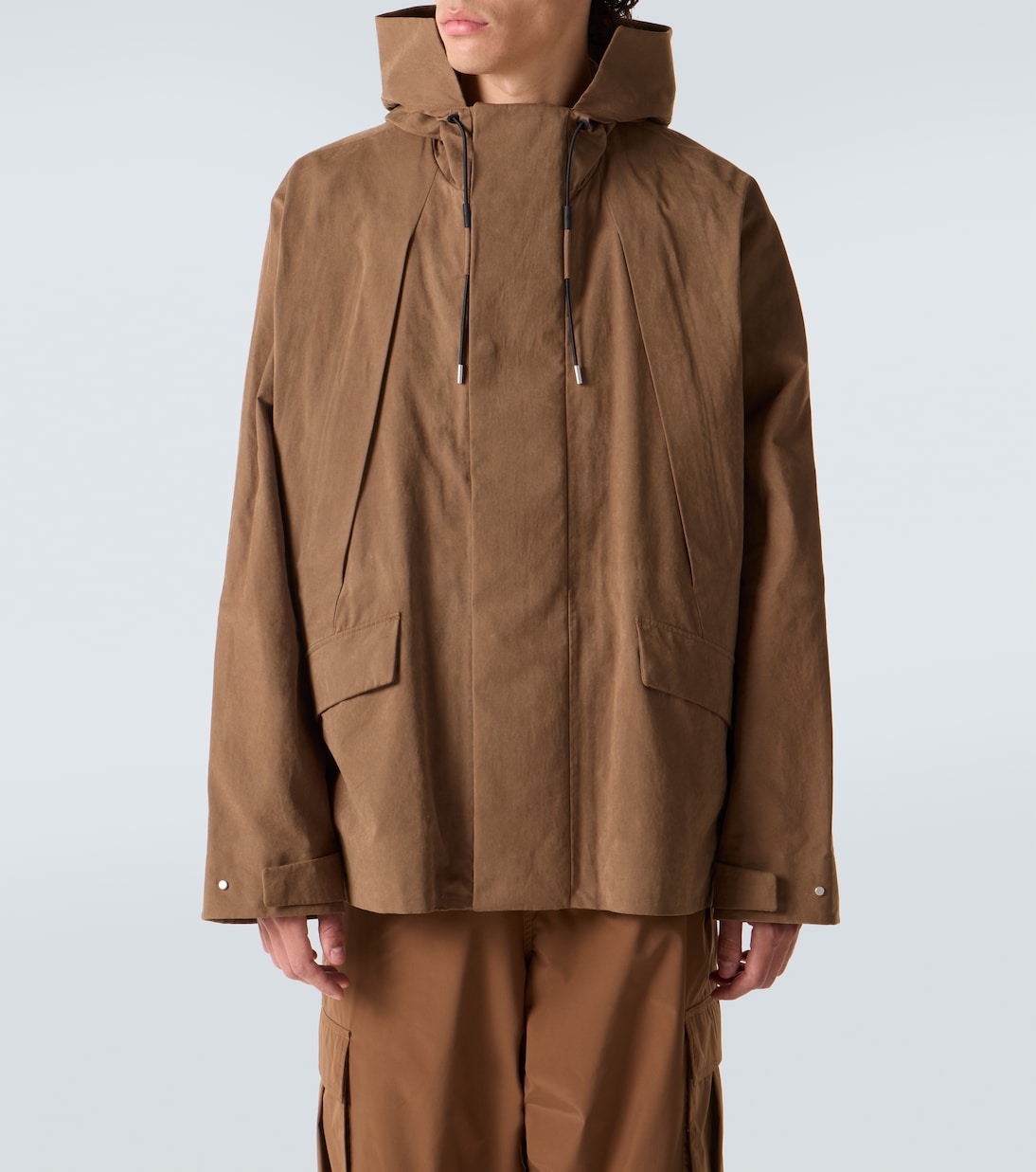 x On hooded technical jacket  | Loewe