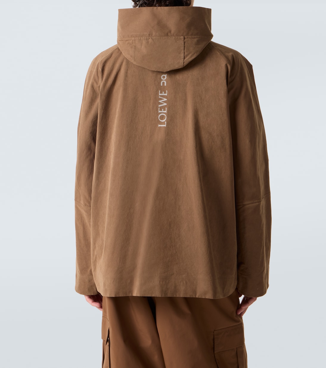 x On hooded technical jacket  | Loewe