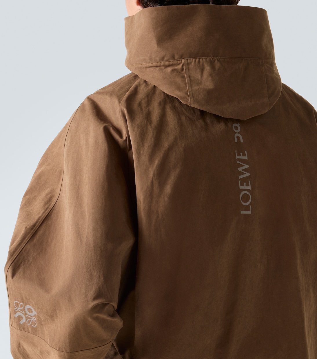 x On hooded technical jacket  | Loewe