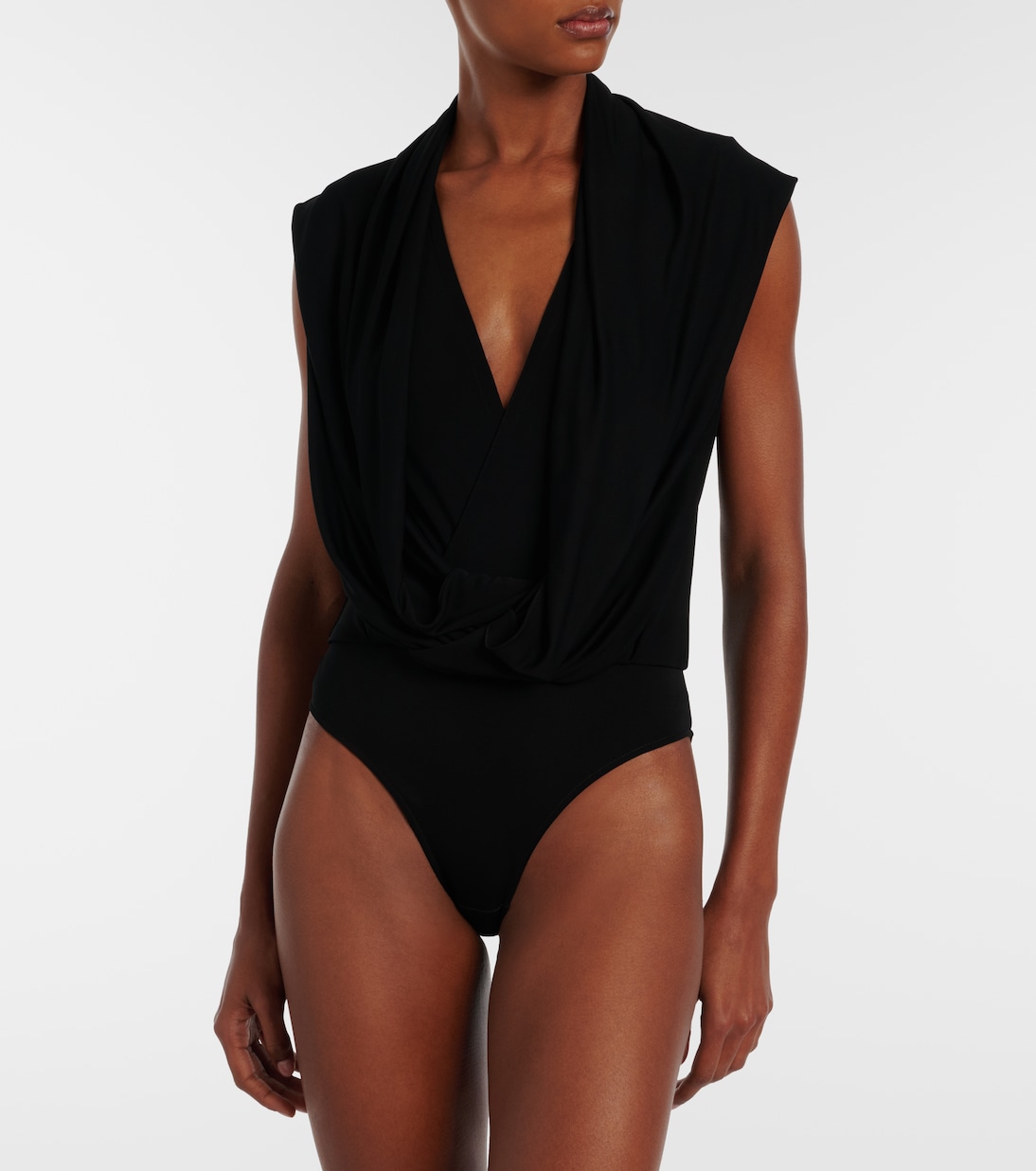 Draped jersey bodysuit | Alaïa