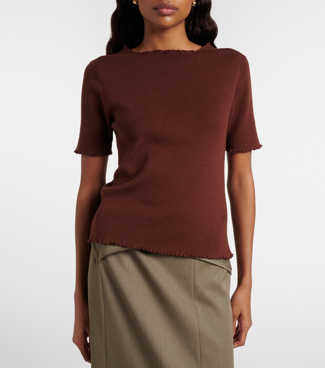 Cotton, silk, and cashmere sweater | Jardin des Orangers