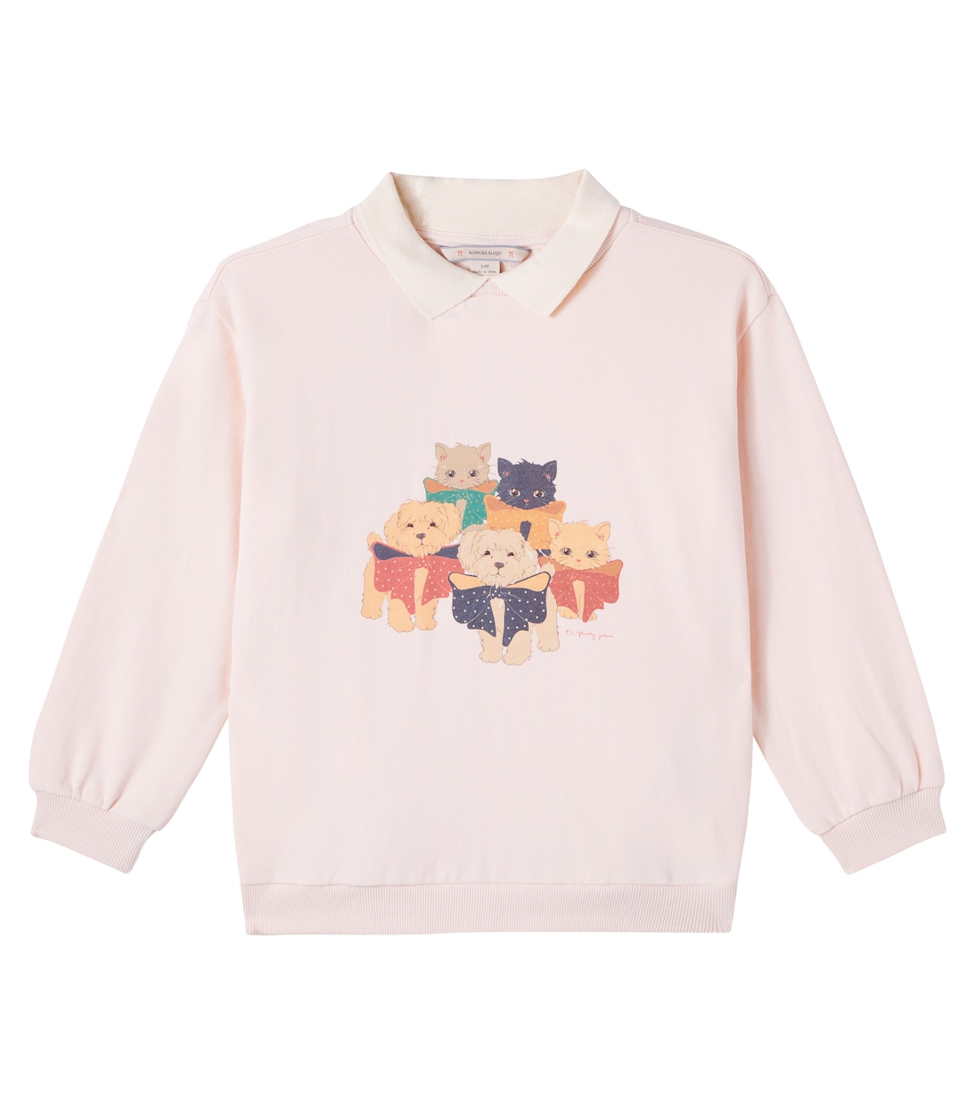 قميص بولو من القطن الجيرسيه بطبعة Spotty | Konges Sløjd