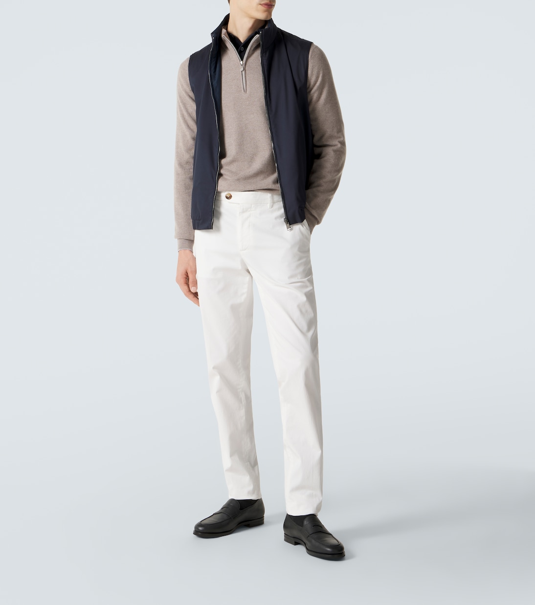 Veste sans manches réversible | Canali