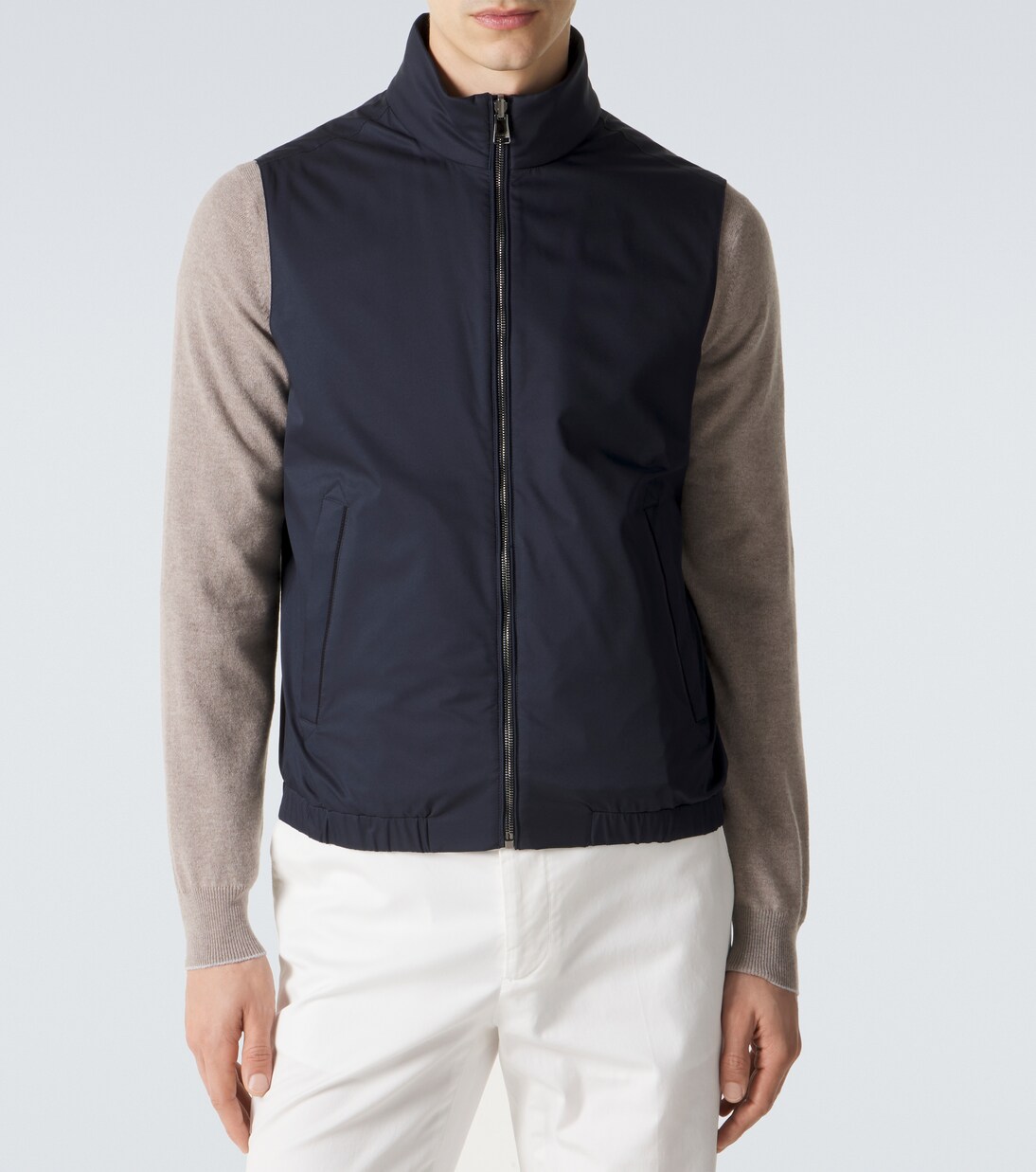 Veste sans manches réversible | Canali