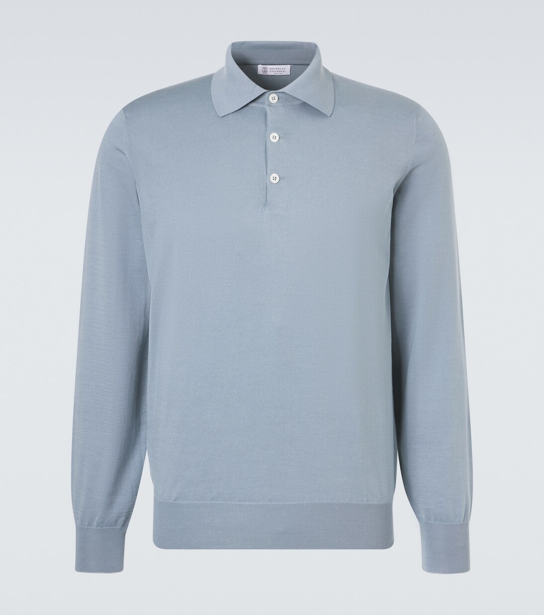 Cotton polo sweater | Brunello Cucinelli