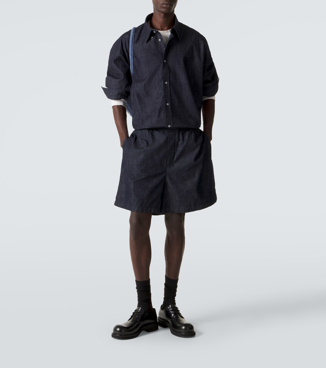 Embroidered denim shirt | Acne Studios